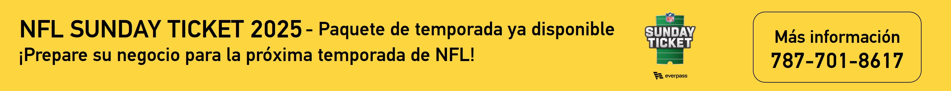 NFL paquete de temporada / NFL season package