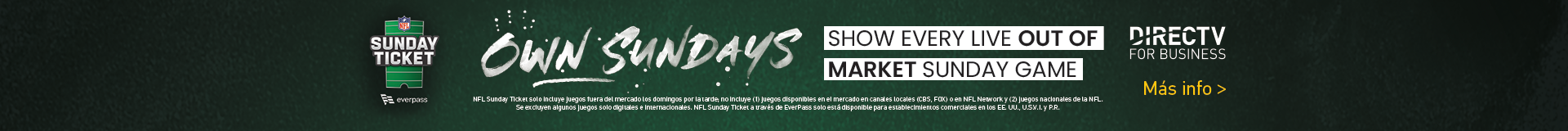 NFL paquete de temporada / NFL season package